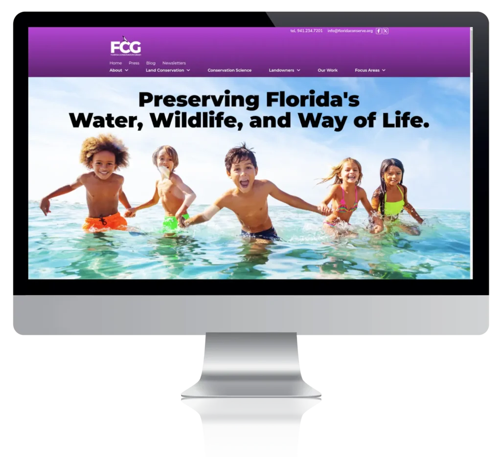 Florida Conservation Group Website Screenshot